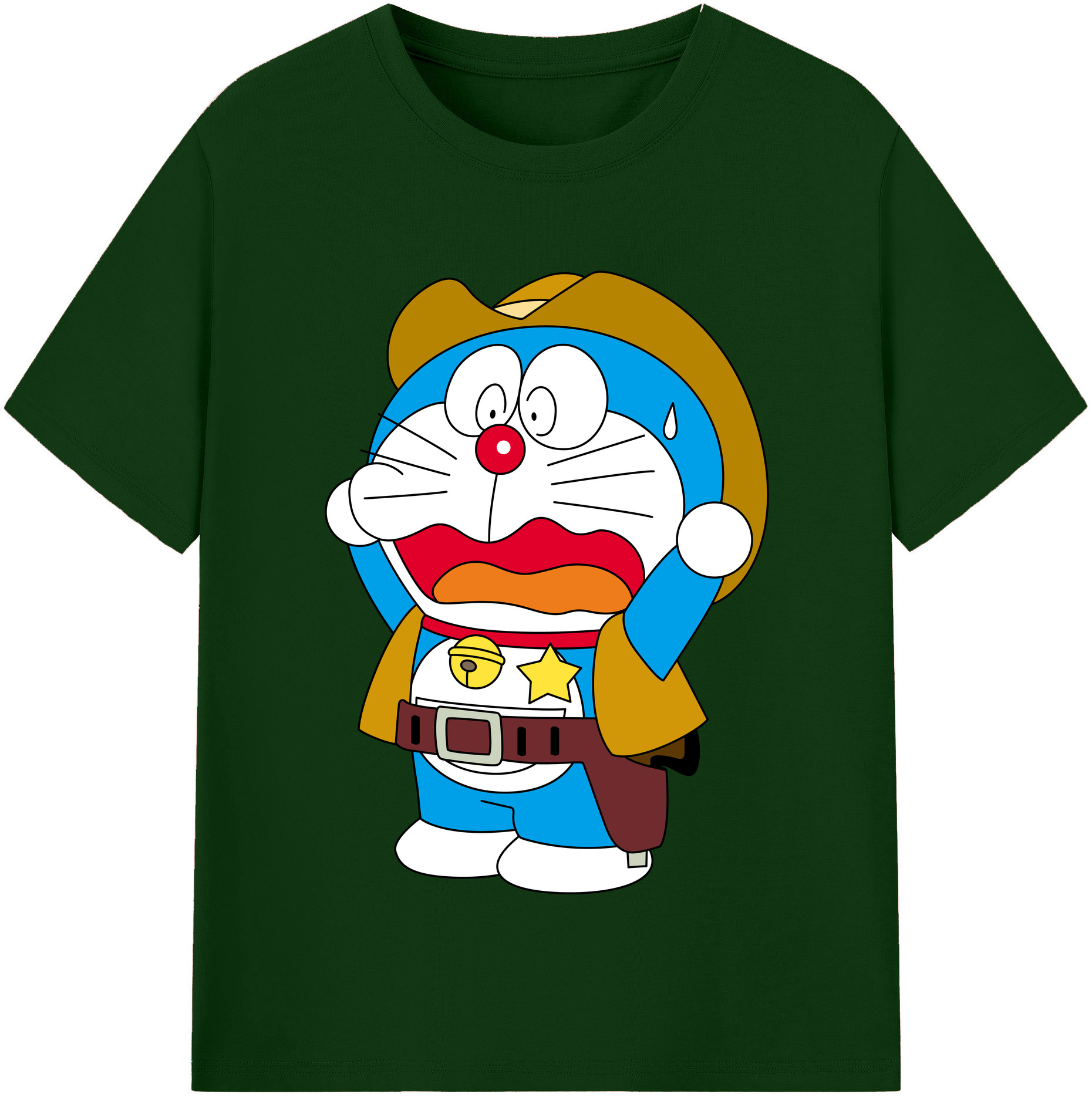 （画像用） ドラえもん Doraemon 綿100％半袖Tシャツ（フロントプリント）